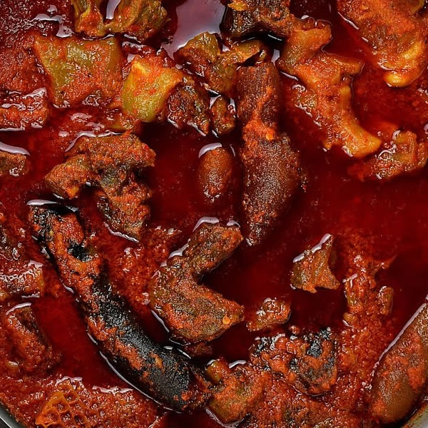 Bukka stew (beef, saki, cowfoot, pomo)